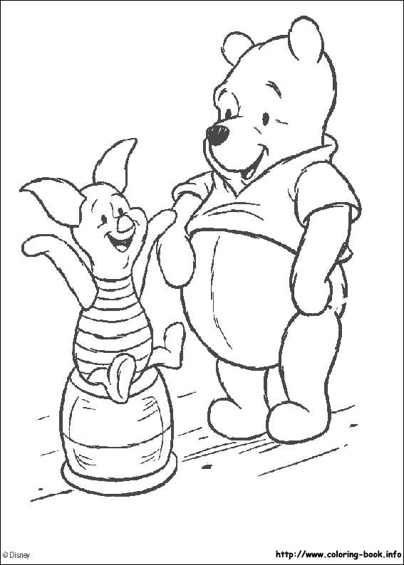 Winnie the Pooh coloring picture